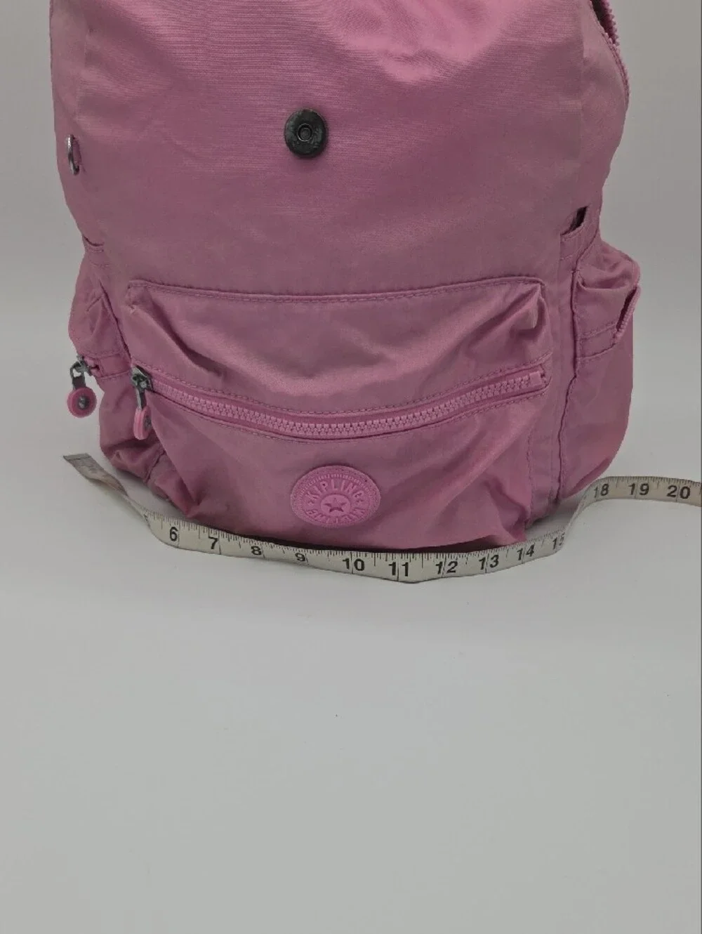 Pink Kipling School Backpack